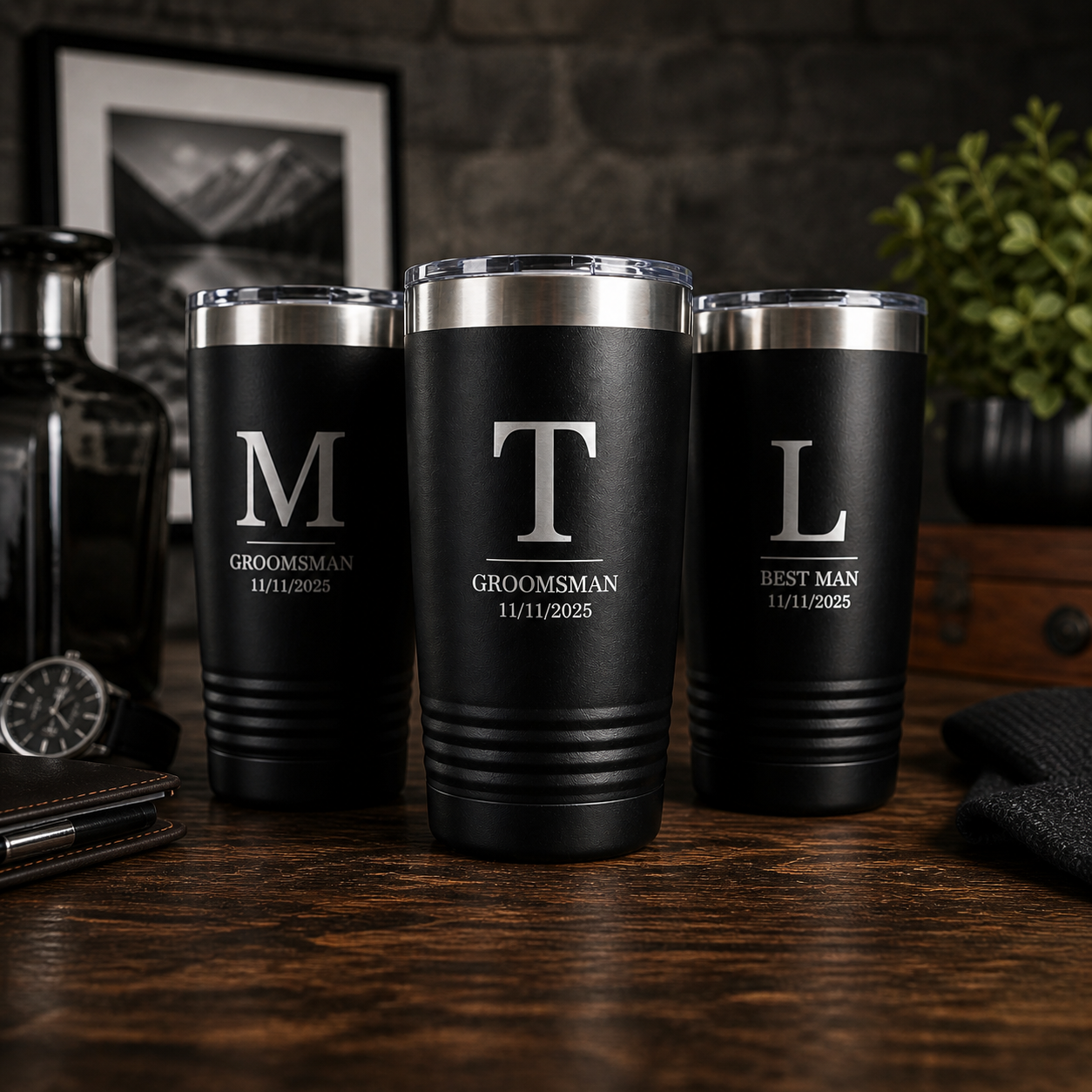 Personalized Groomsmen Tumblers