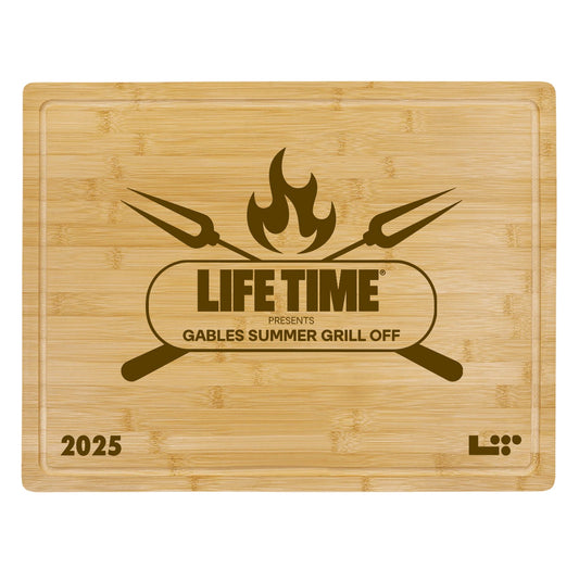 Large Cutting Board 19.75 x 15 – “1st Annual Lifetime Gables Grill-Off” Edition
