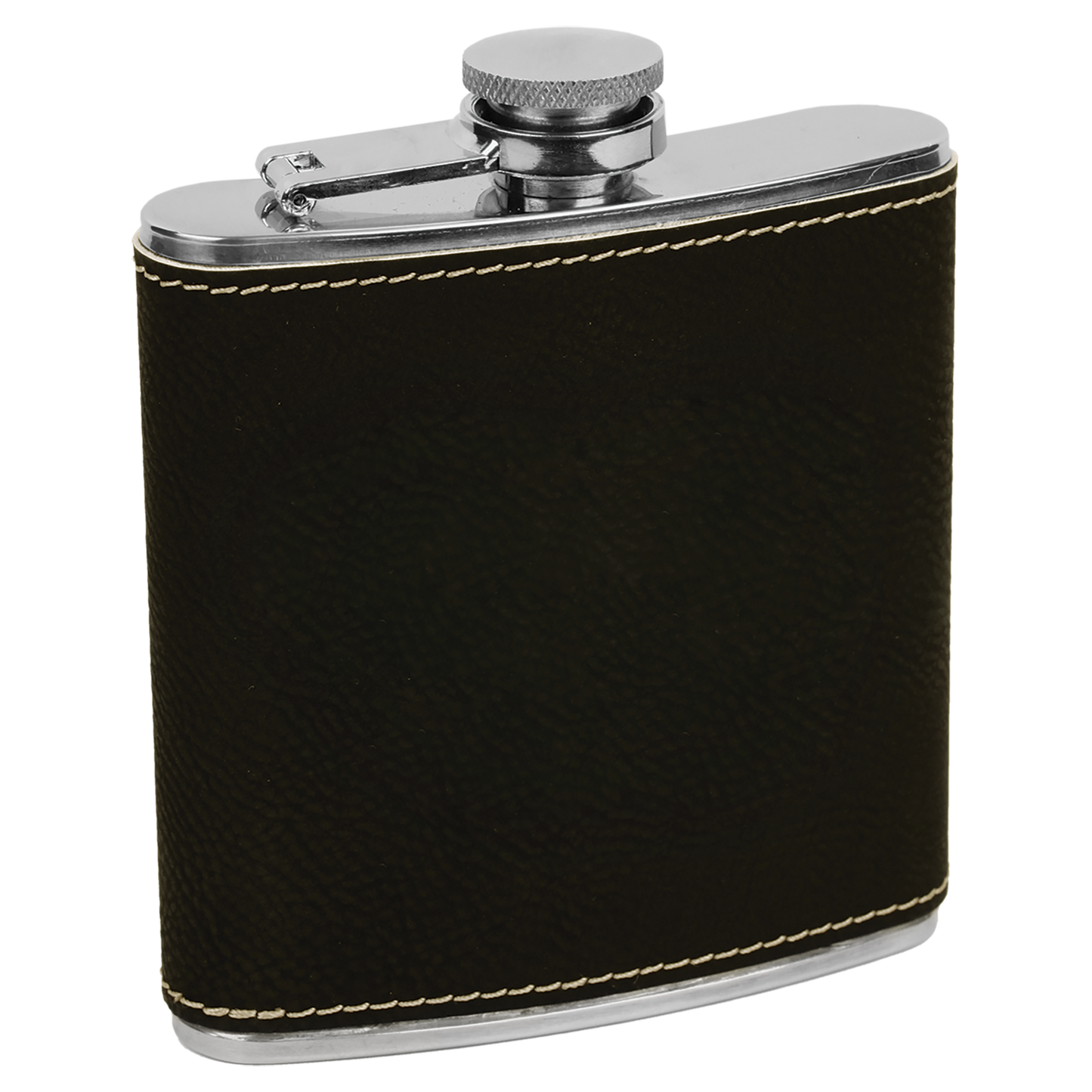 6 oz Leatherette Flask