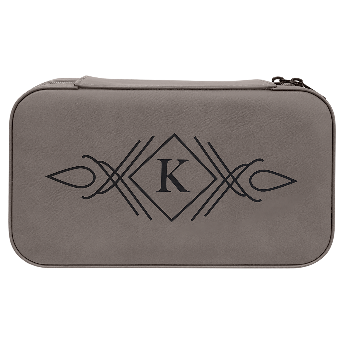 7 1/2" X 4 1/2" Laserable Leatherette Travel Jewelry Box