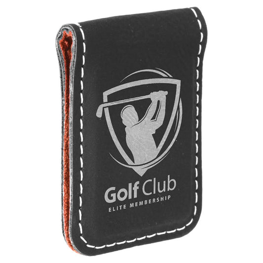 Custom Engraved Leatherette Money Clip – Slim, Durable & Personalized Gift