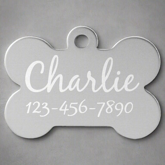 Bone Shape Pet Tags
