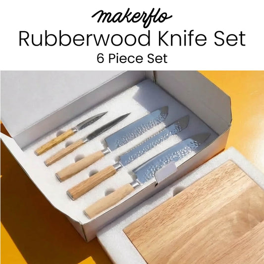 Knife set on magnetic stand