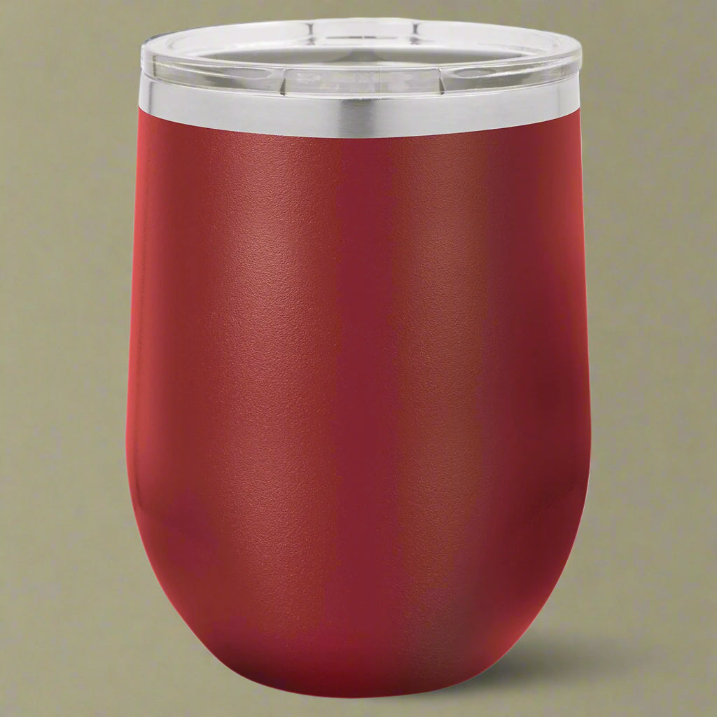 Custom 12 oz Stemless Wine Tumblers - Perfect for Gifting and Events