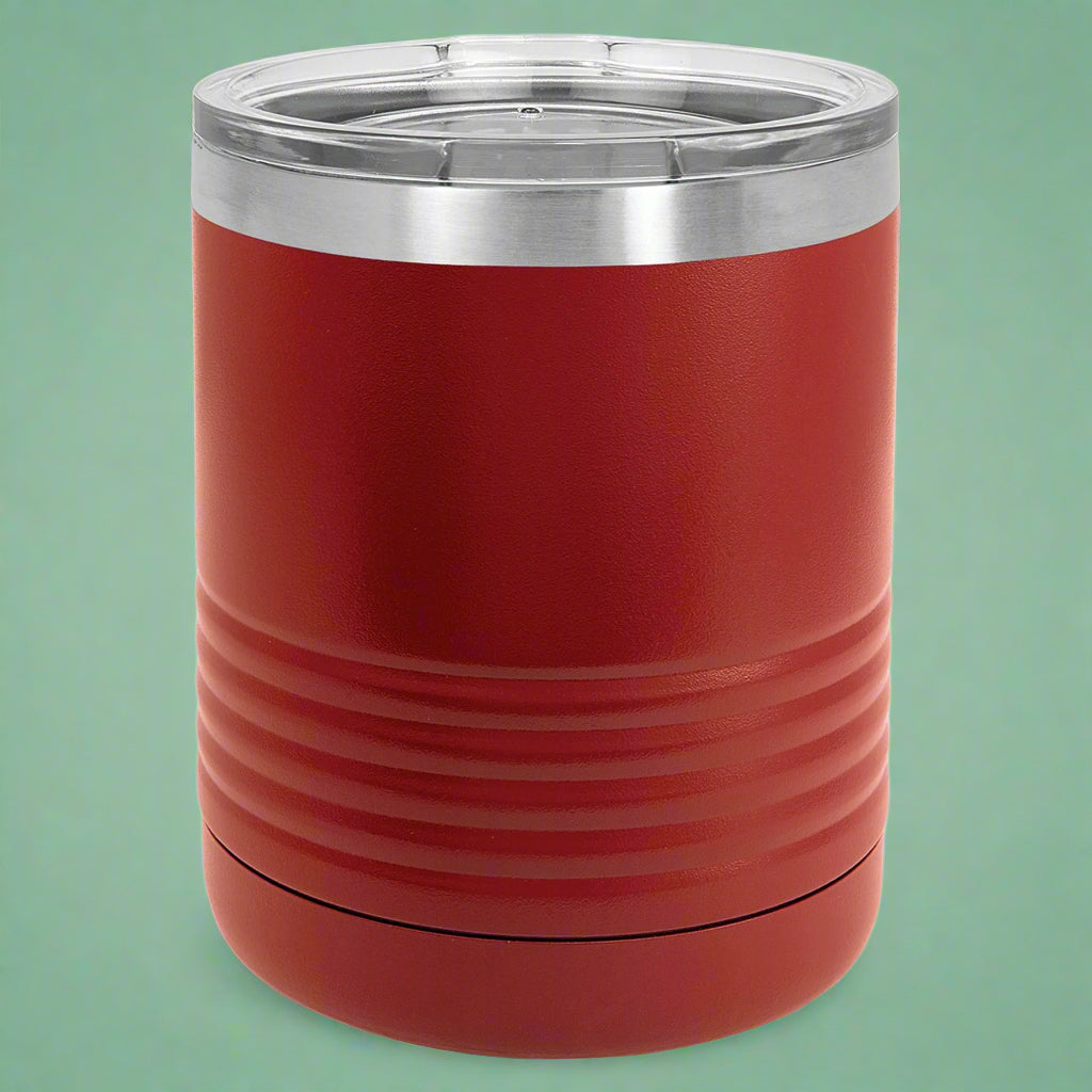 Personalized 10oz Lowball Tumblers | Custom Laser Engraved Drinkware