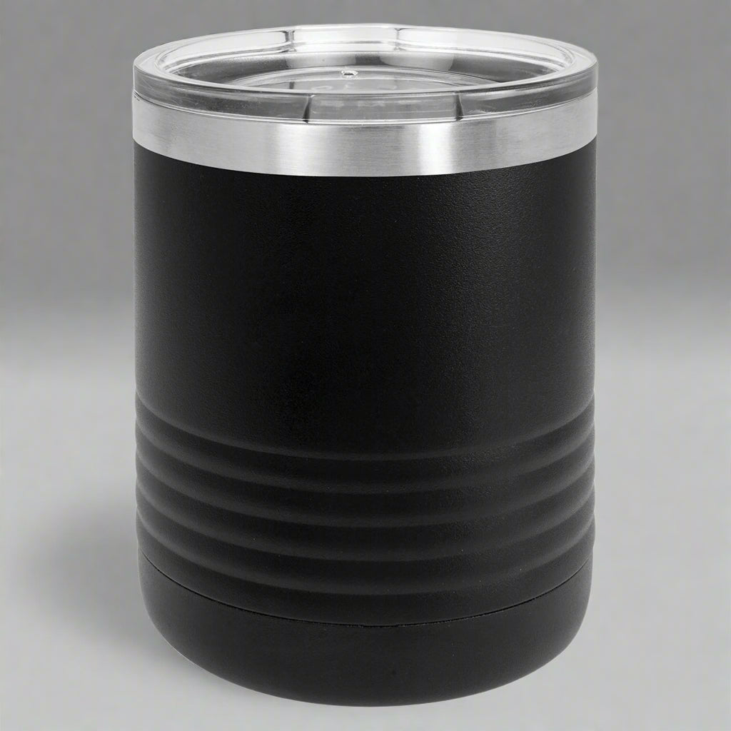Personalized 10oz Lowball Tumblers | Custom Laser Engraved Drinkware