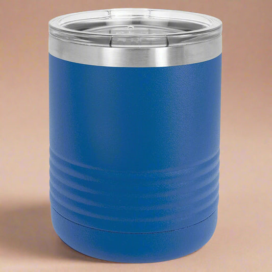Personalized 10oz Lowball Tumblers | Custom Laser Engraved Drinkware