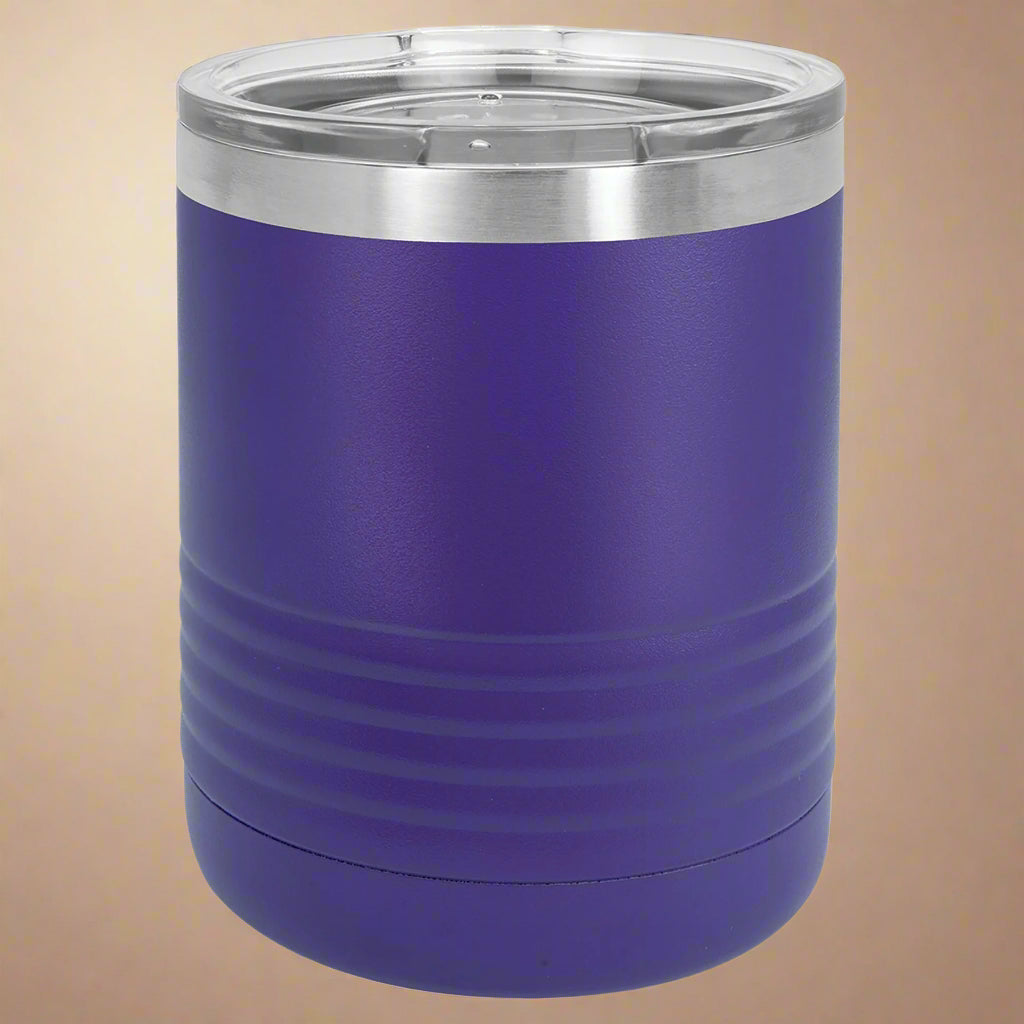 Personalized 10oz Lowball Tumblers | Custom Laser Engraved Drinkware