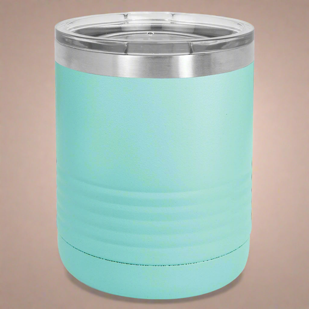Personalized 10oz Lowball Tumblers | Custom Laser Engraved Drinkware