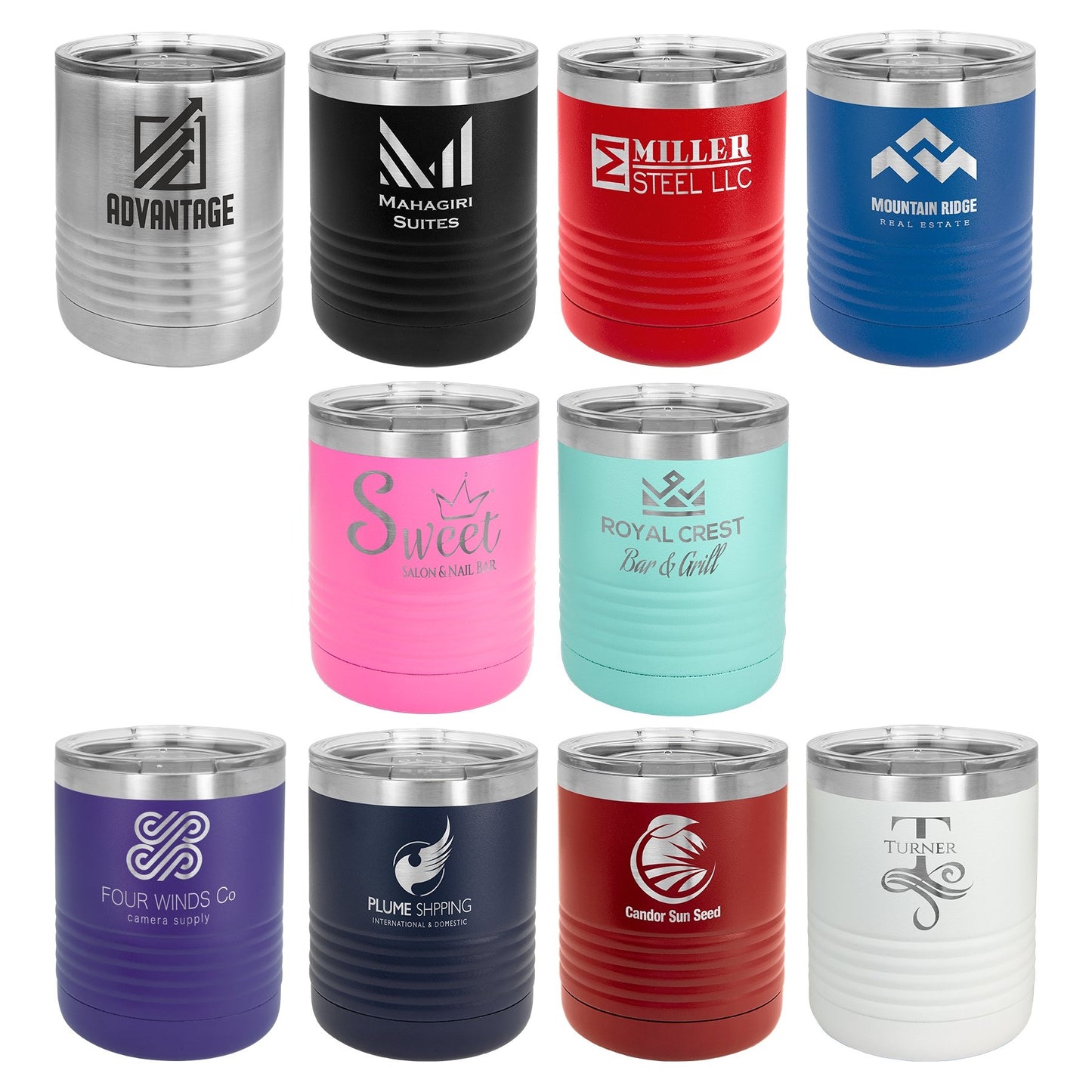 10oz Lowball Tumblers