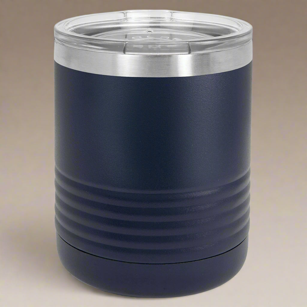 Personalized 10oz Lowball Tumblers | Custom Laser Engraved Drinkware