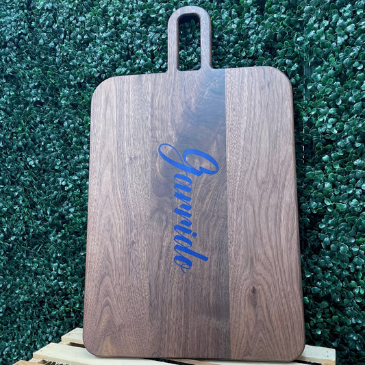 The Garrido black walnut charcuterie board – view 2