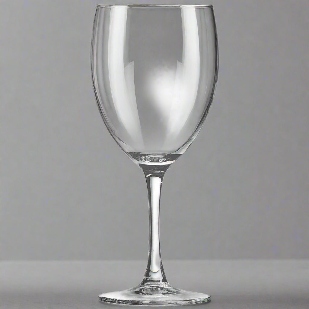 10.5 oz engraved wine glass, laser engraved by Carve & Burn in Miami