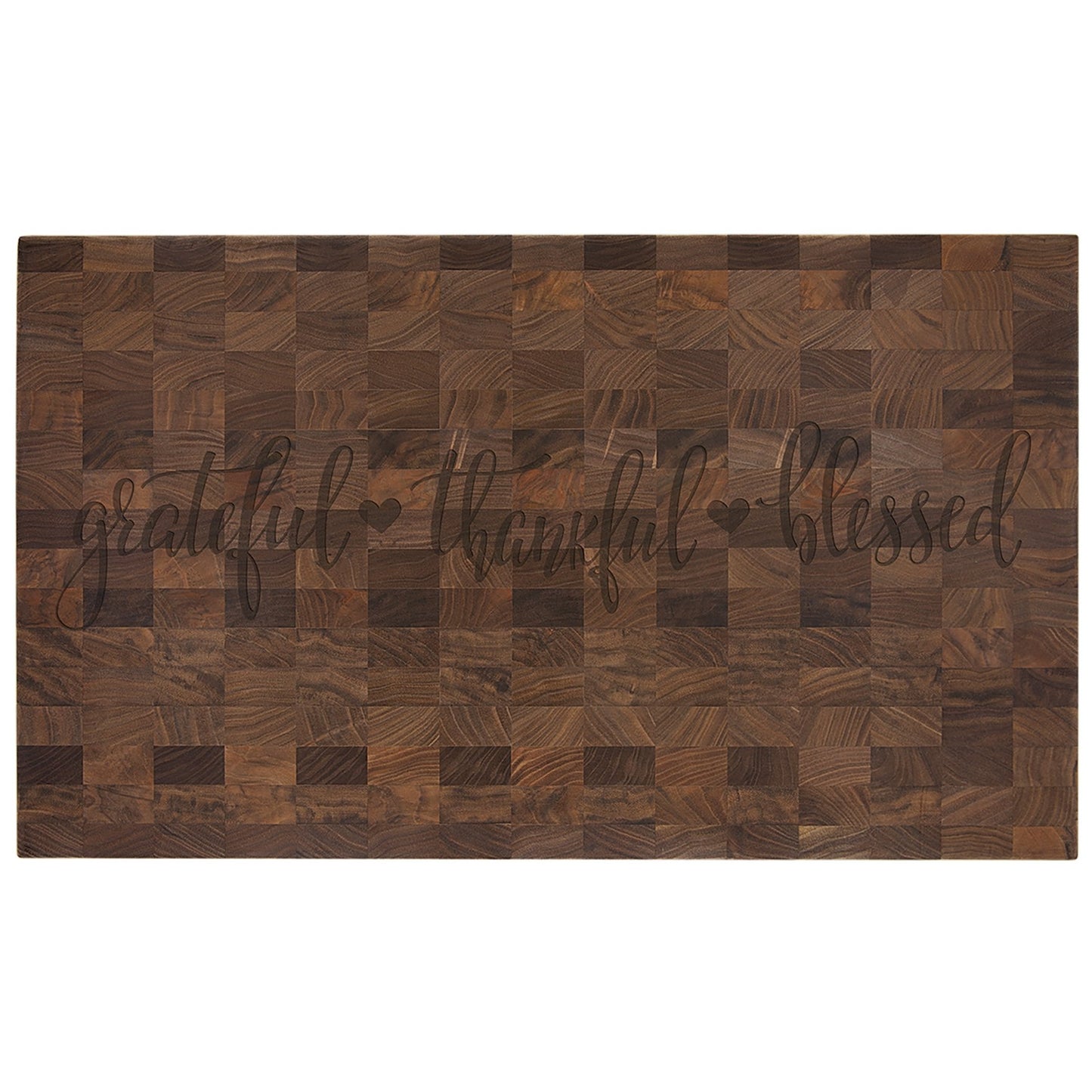 Large Walnut Butcher Block Cutting Board – Personalized, Heirloom-Quality Gift
