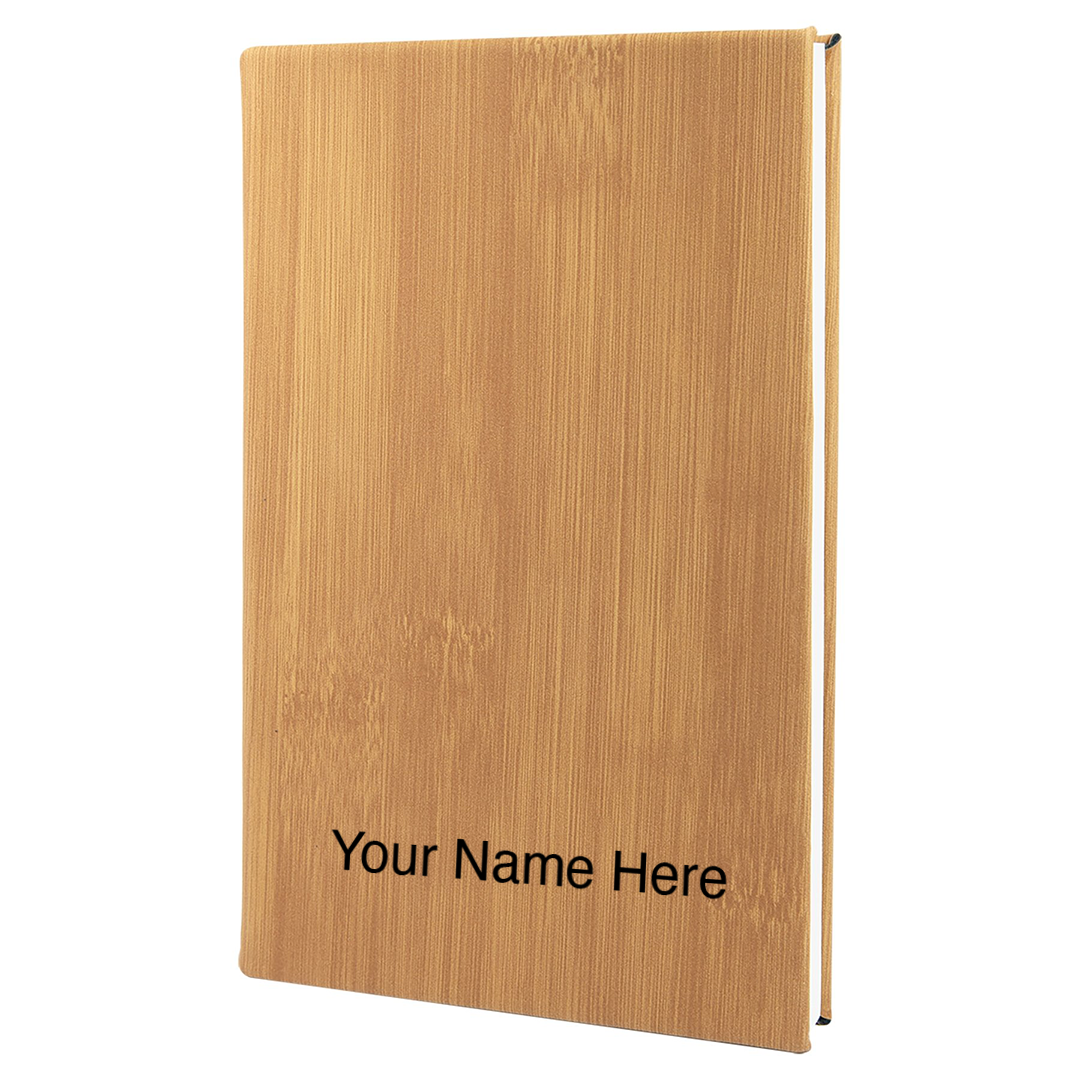 Personalized Leatherette Journal – Lined Pages, Custom Engraved Inclucuded