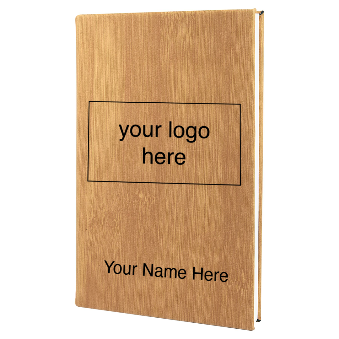 Personalized Leatherette Journal – Lined Pages, Custom Engraved Inclucuded