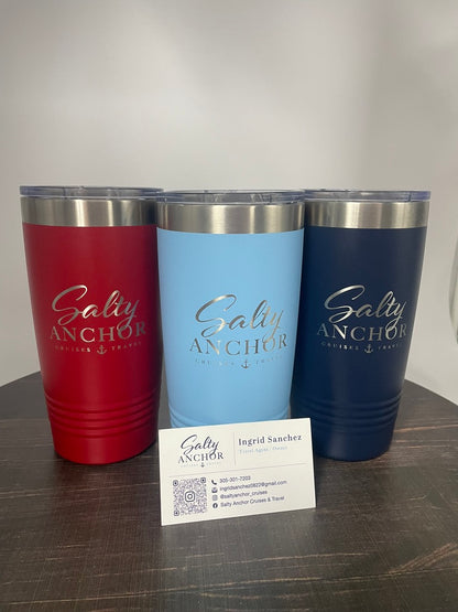 Personalized 20 oz Custom Tumbler – Engraved in Miami | Engraving Included
