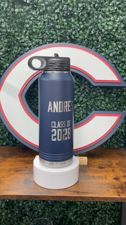 Custom Engraved Water Bottles | 32oz & 40oz Personalized Bottles