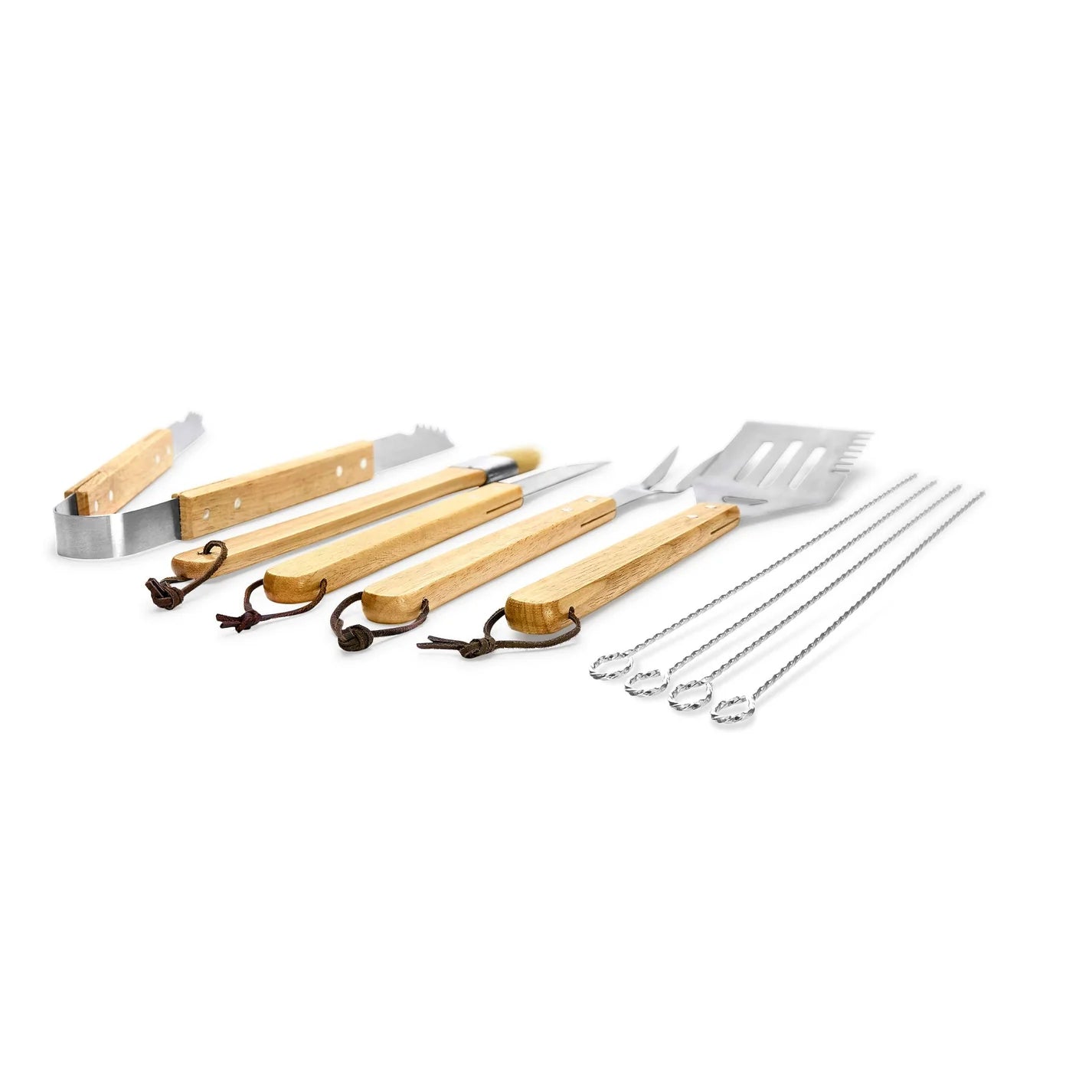 Personalized Bamboo BBQ Tool Set – Custom Engraved Grill Master Gift