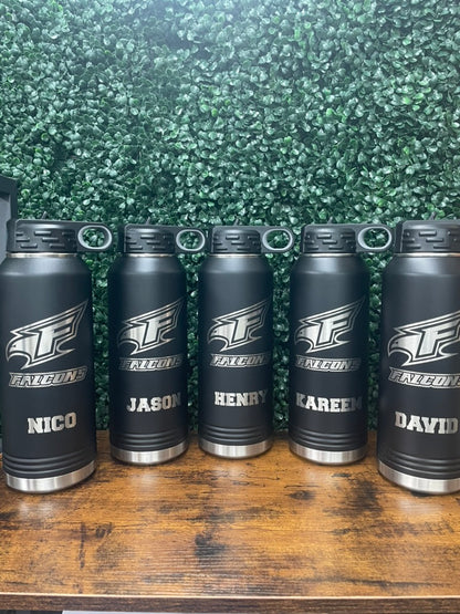 Custom Engraved Water Bottles | 32oz & 40oz Personalized Bottles