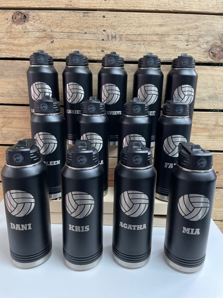 Custom Engraved Water Bottles | 32oz & 40oz Personalized Bottles