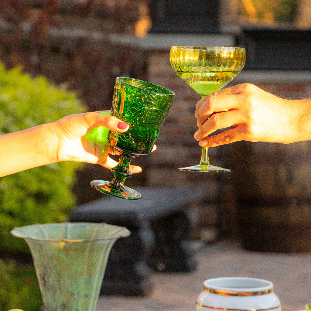 Botanic Imprinted Chalice - Set of 6