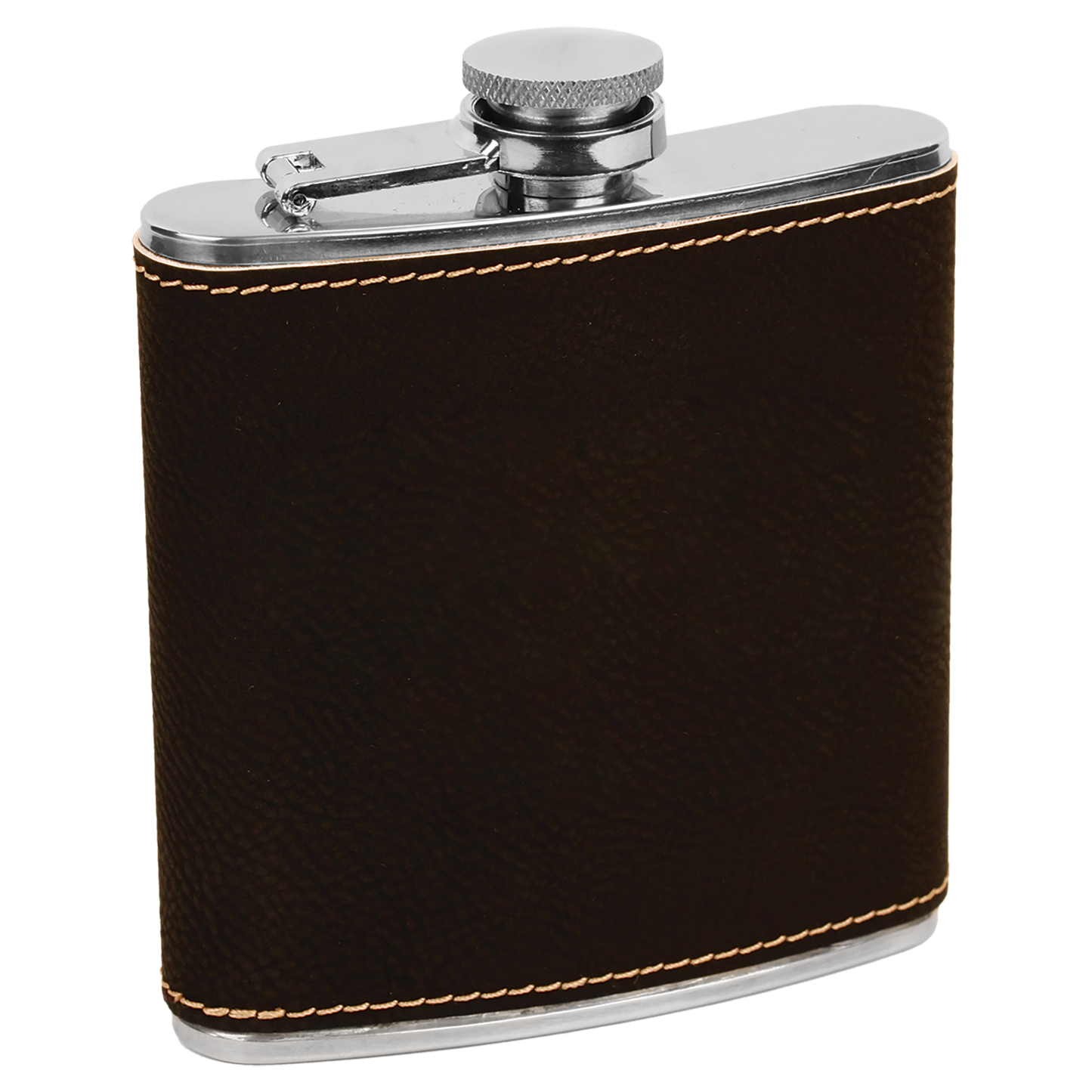 6 oz Leatherette Flask