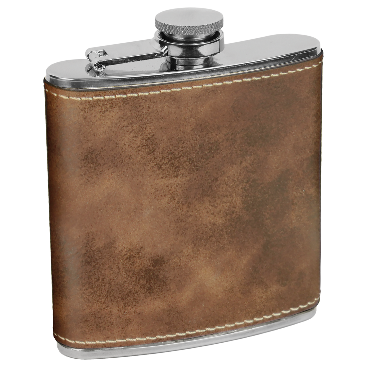 6 oz Leatherette Flask