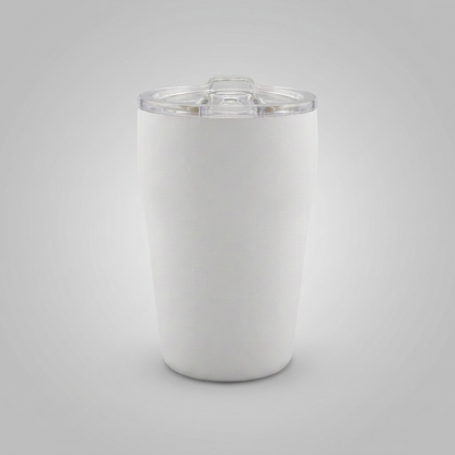 13 oz Stackable Ceramic-Lined Tumbler – White – view 2
