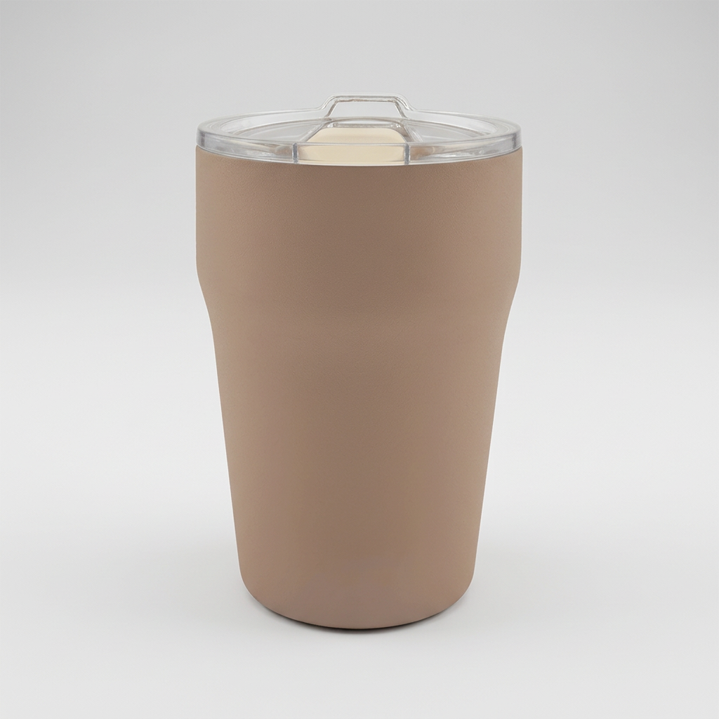 13 oz Stackable Ceramic-Lined Tumbler – Clay – view 2