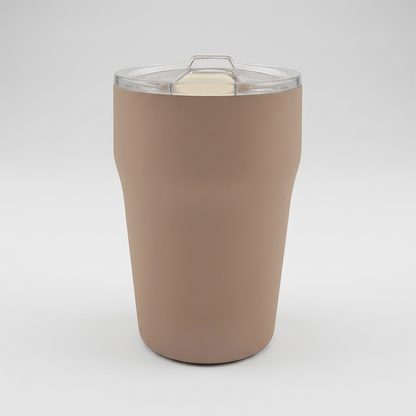 13 oz Stackable Ceramic-Lined Tumbler – Clay – view 2
