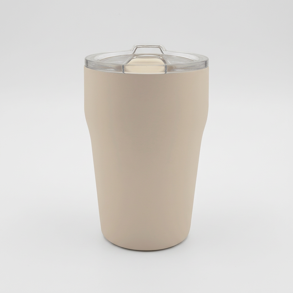 13 oz Stackable Ceramic-Lined Tumbler – Warm Sand – view 2