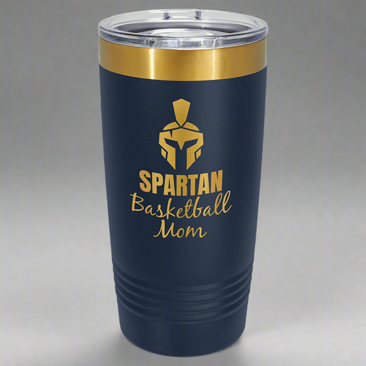 Gold Ion 20 oz Personalized Laser-Engraved Tumbler | Carve & Burn Miami
