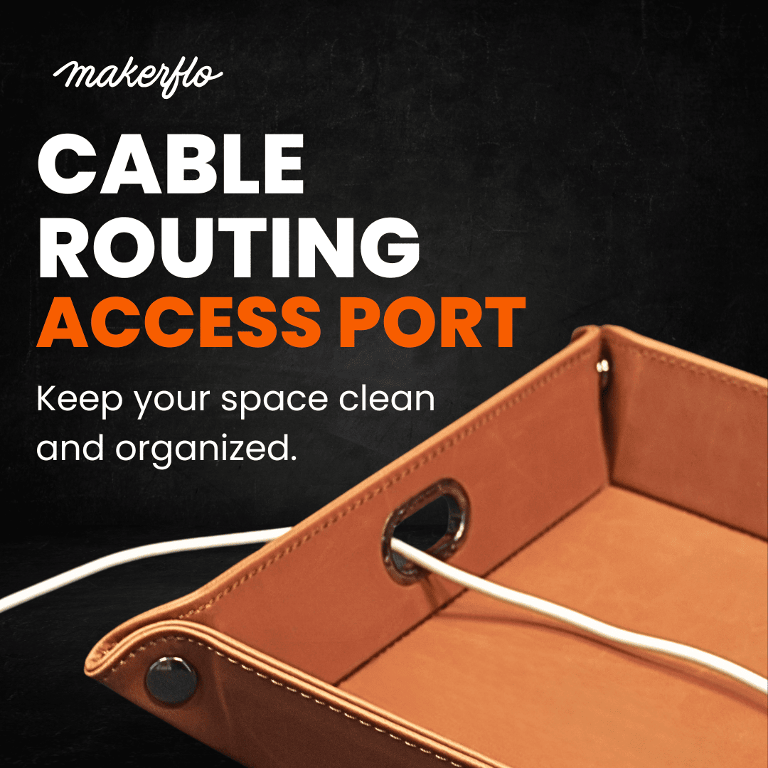 Charging cable access port
