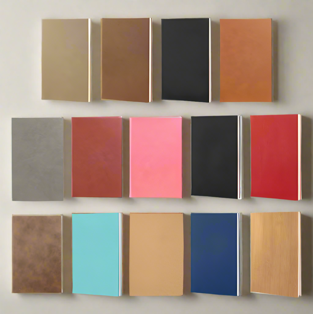 Personalized leatherette journal, laser engraved by Carve & Burn in Miami