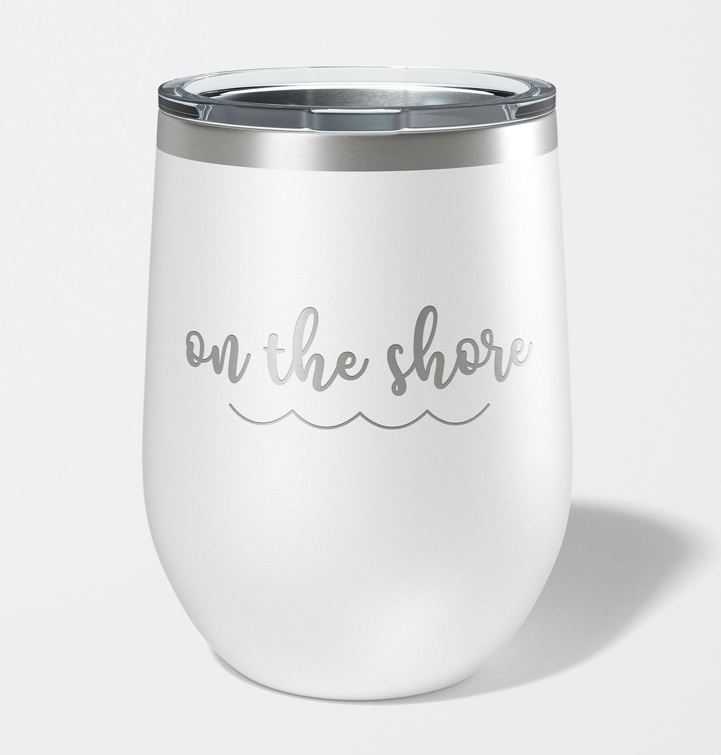 On the Shore 12 oz. Insulated Stemless Wine Tumbler