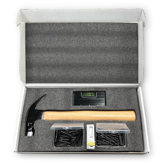 Engraved hammer gift set included in the New Homeowner bundle