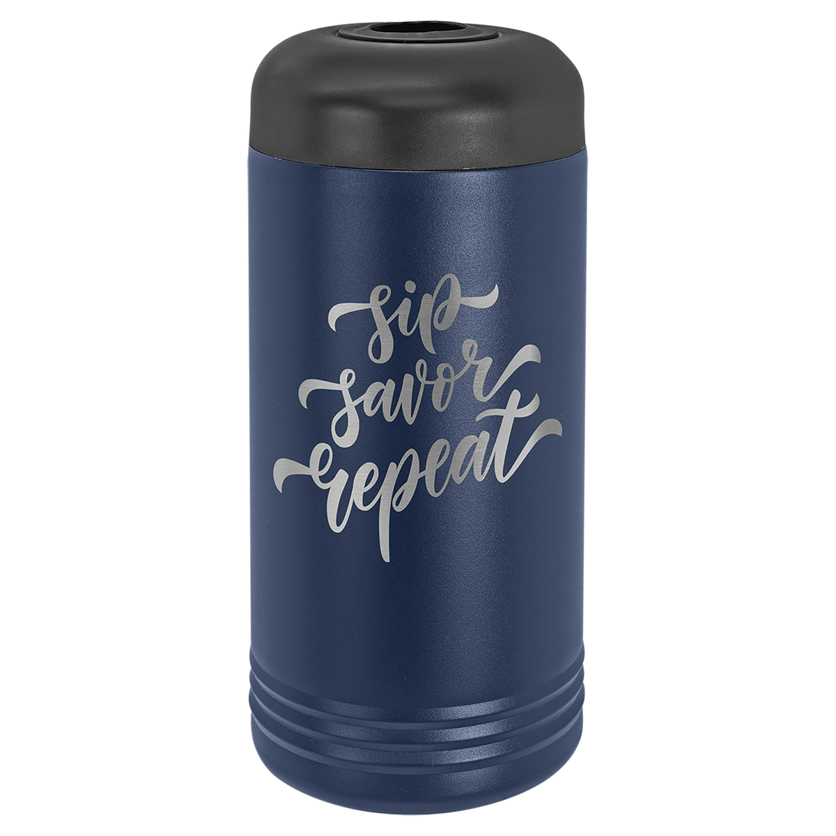 Wine chiller in Navy Blue by Carve & Burn, Miami