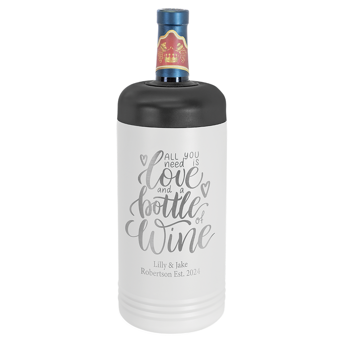 Wine Chiller in White by Carve & Burn, Miami