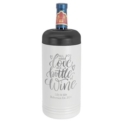 Wine Chiller in White by Carve & Burn, Miami