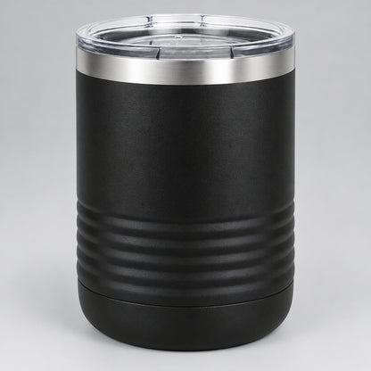 10 oz Lowball Tumbler in Black by Carve & Burn, Miami