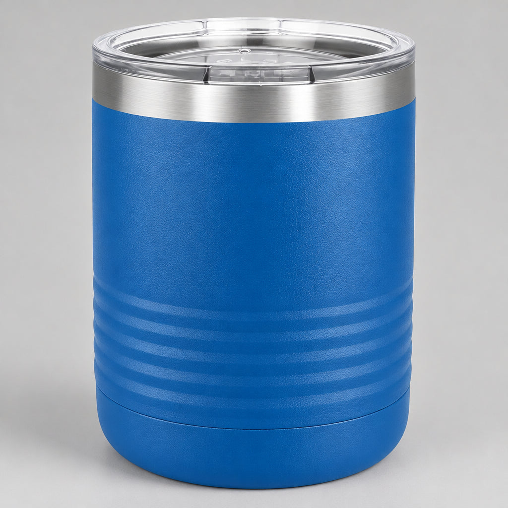 10 oz Lowball Tumbler in Royal Blue by Carve & Burn, Miami