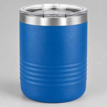 10 oz Lowball Tumbler in Royal Blue by Carve & Burn, Miami
