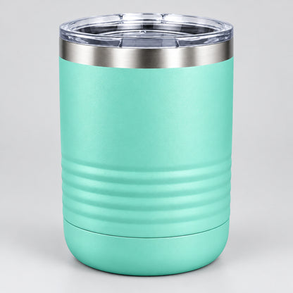 10 oz Lowball Tumbler in Teal by Carve & Burn, Miami