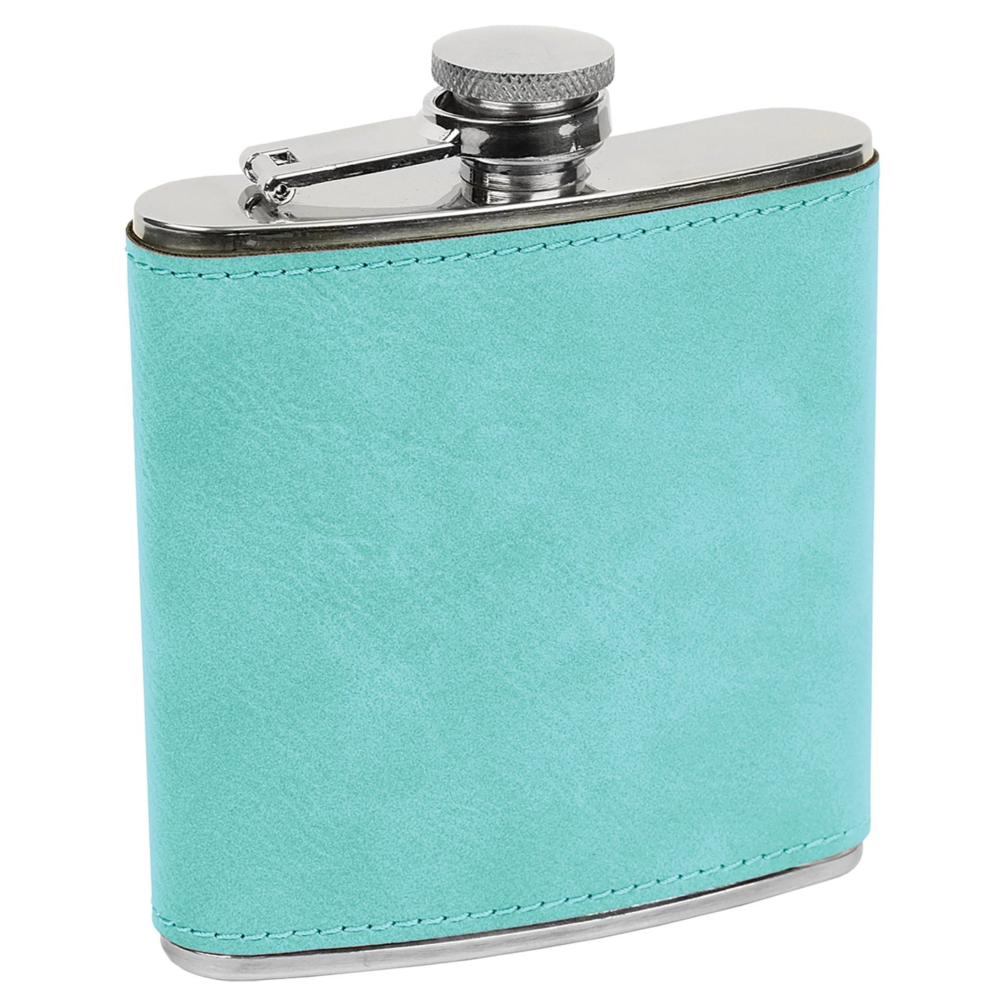 6 oz Leatherette Flask