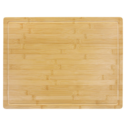 19 3/4" x 15" Bamboo Cutting Board with Drip Ring