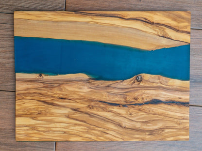 Olive Wood Resin Serving Board |12in x 16in