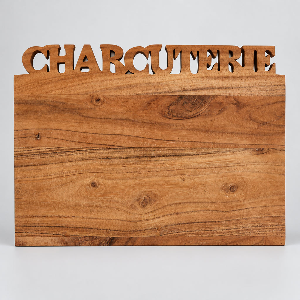 11 x 17 inch acacia wood charcuterie and cutting board for custom engraving – view 2