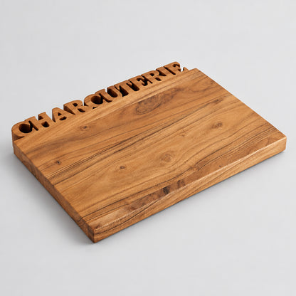 11 x 17 inch acacia wood charcuterie and cutting board for custom engraving – view 3