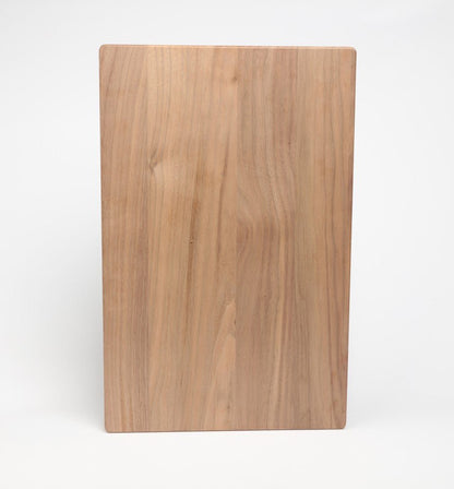 Black walnut 11 x 17 inch cutting board, back side view